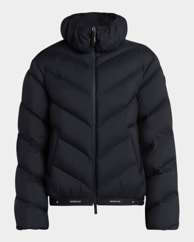 Grigan Quilted Down Logo Tape Jacket
